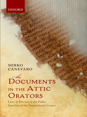 cover image of The Documents in the Attic Orators